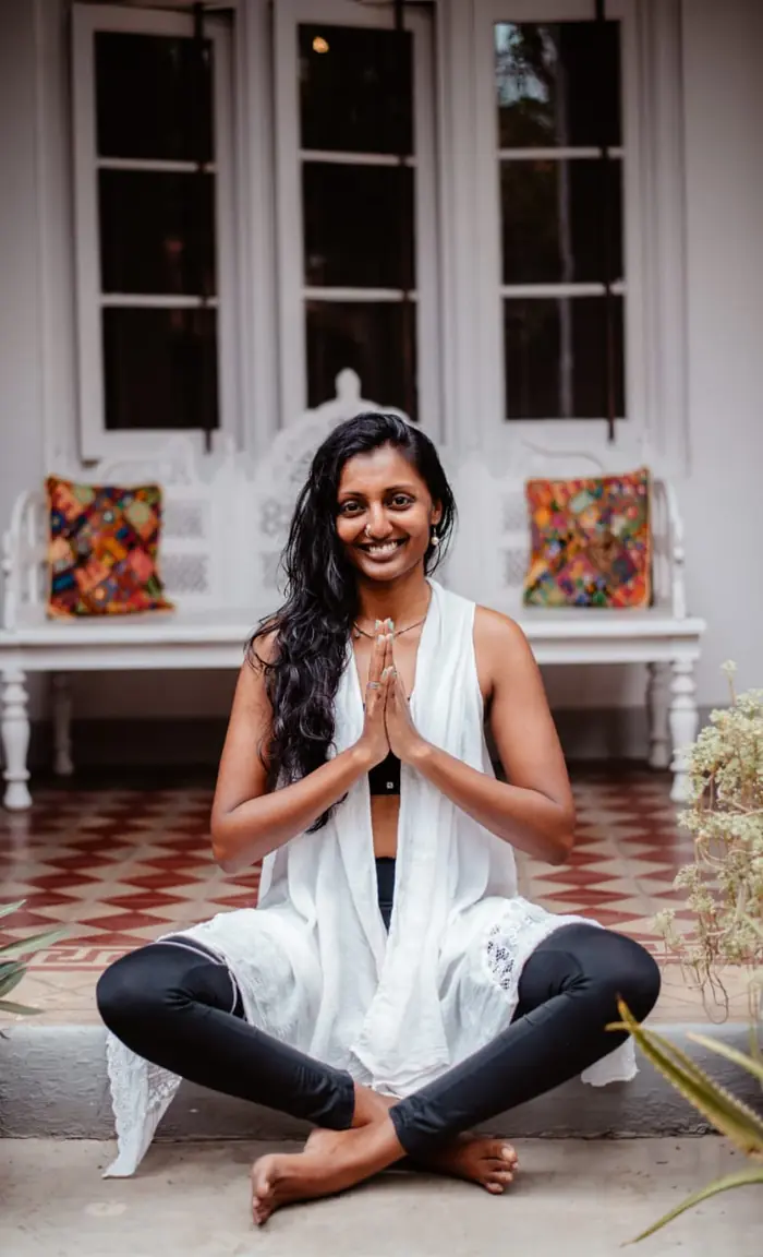 Portrait of Natasha Yatawara, lead yoga and meditation teacher
