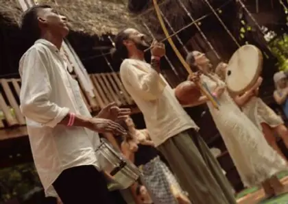 Dancers at an ecstatic dance event at Senses